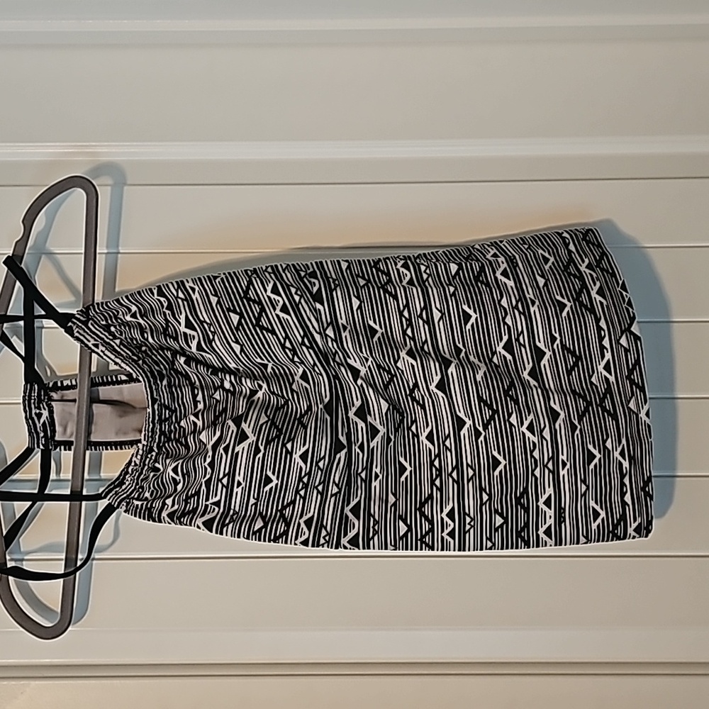 535 Ladies Large Tankini Black and Gray